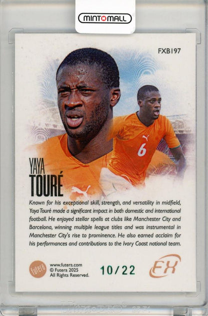 Futera FX WORLD FOOTBALL Series 2 Yaya Toure 10/22 Ivory Coast