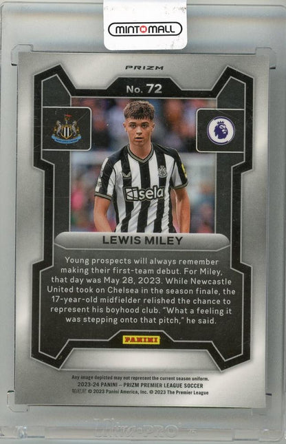 2023-24 PANINI Prizm English Premier League Prizms Mojo #72 Lewis Miley Newcastle United