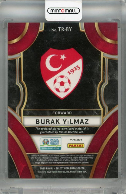 2020 Panini Select UEFA Euro Burak Yilmaz Triumph Relics Silver #15 Turkey