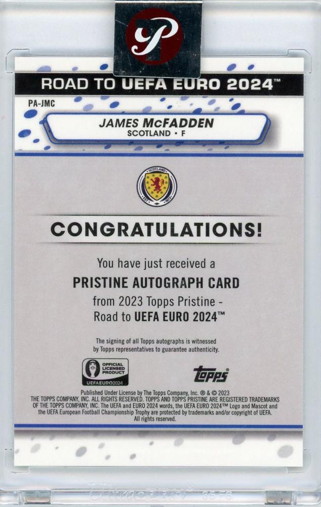 2023 TOPPS Pristine Road to Euro
