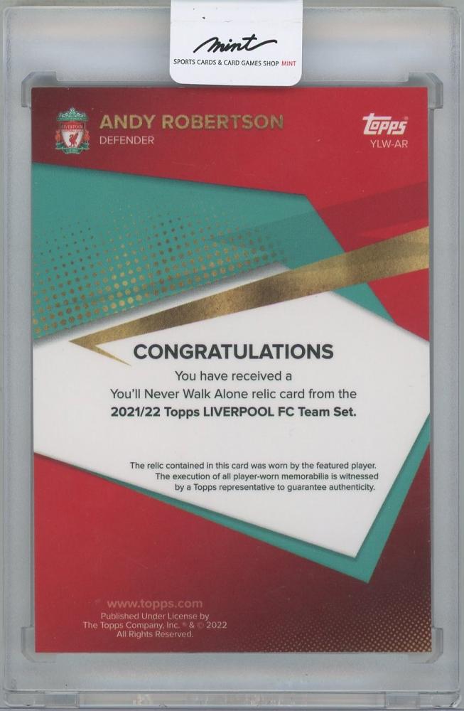 2021-22 TOPPS Liverpool FC Team Set You