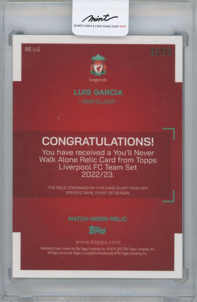2022-23 TOPPS Liverpool FC Team Set You