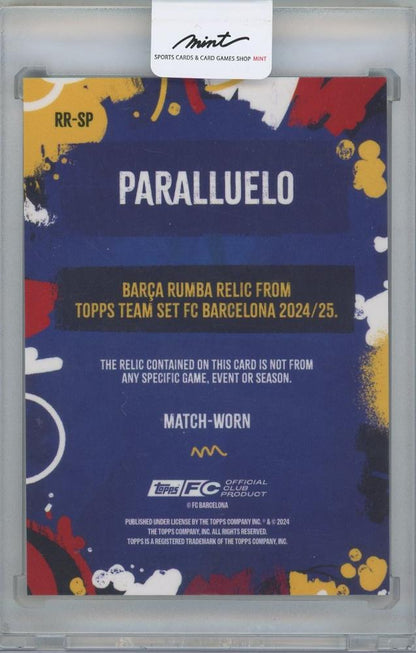 2024-25 TOPPS FC Barcelona Team Set Barca Rumba Relics / SALMA PARALLUELO