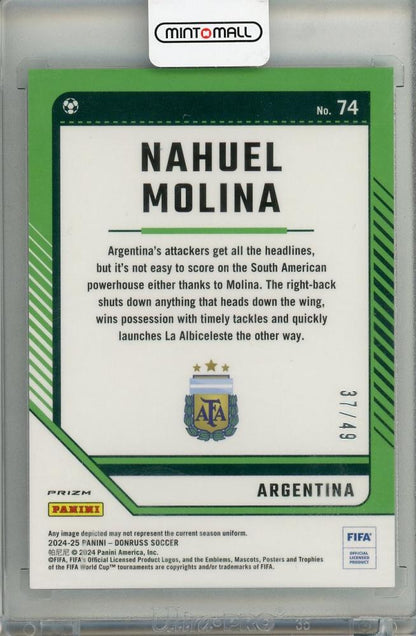 2024-25 PANINI DONRUSS Nahuel Molina 37/49 ARGENTINA
