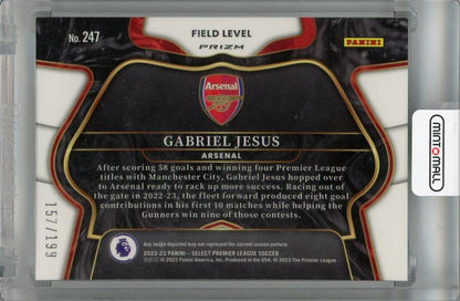 2022-23 Panini Select Premier League Arsenal Gabriel Jesus Field Level Camo #247(Parallel Version) 157/199