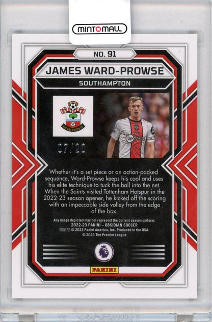 2022-23 PANINI OBSIDIAN James Ward-Prowse #9107/20 Southampton