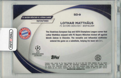 2024 TOPPS Chrome Lothar Matthaus #SD-938/75 FC Bayern München
