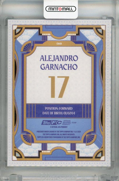 2024-25 Topps Argentina Team Set Alejandro Garnacho Argentine Tango #38