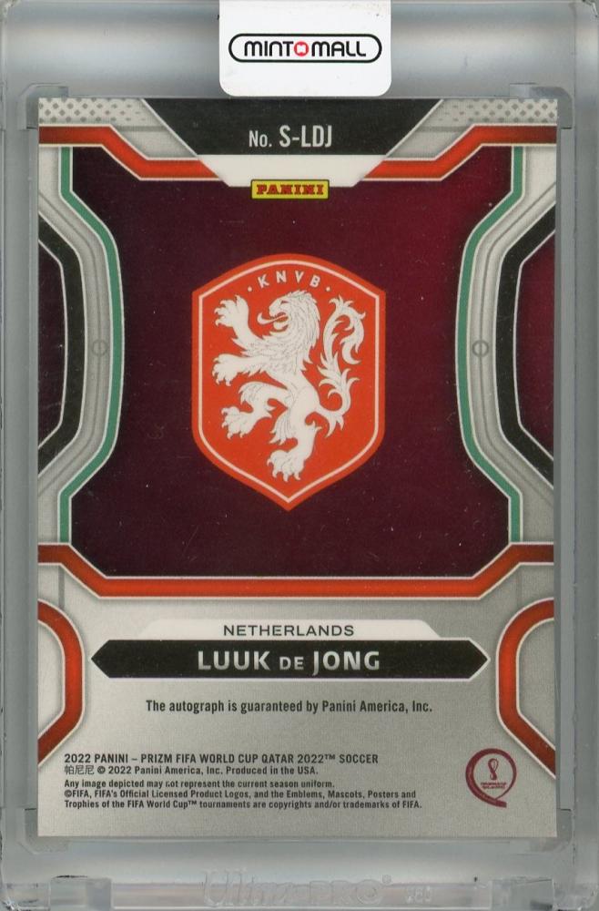 2022 Panini Prizm FIFA World Cup Qatar Netherlands Luuk de Jong Autographs #67