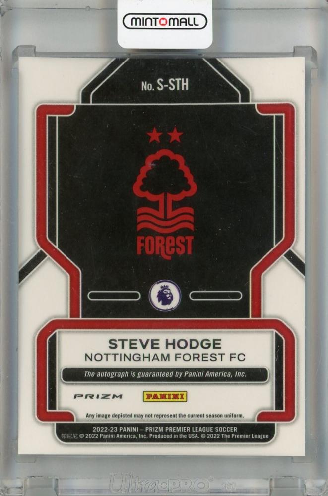 2022-23 Panini Prizm Premier League Nottingham Forest FC Steve Hodge Autographs Silver Base Choice #65(Parallel Version)