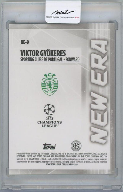 2024-25 TOPPS UEFA Japan Edition Soccer New Era Gold Mojo Refractors / VIKTOR GYOKERES(Sporting CP) 02/50