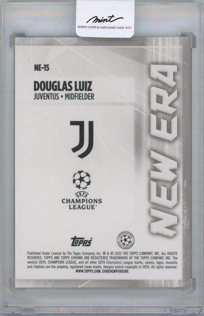 2024-25 TOPPS UEFA Japan Edition Soccer New Era Orange Mojo Refractors / DOUGLAS LUIZ(Juventus) 04/25