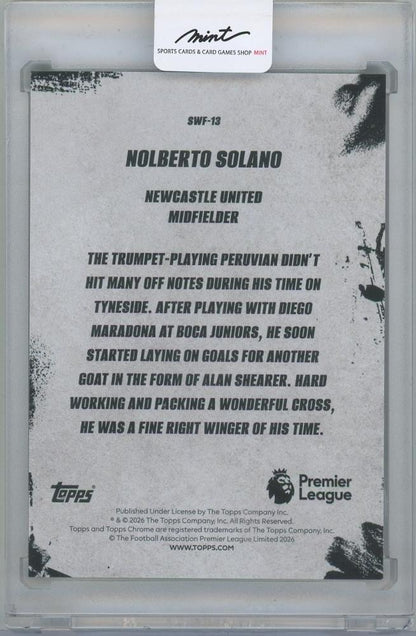 2025-26 TOPPS Chrome English Premier League The Streets Won