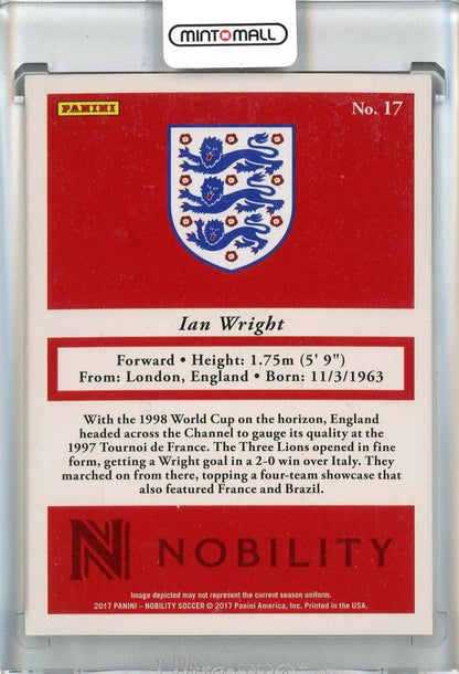 2017 Panini Nobility Ian Wright Red #17 19/199 England