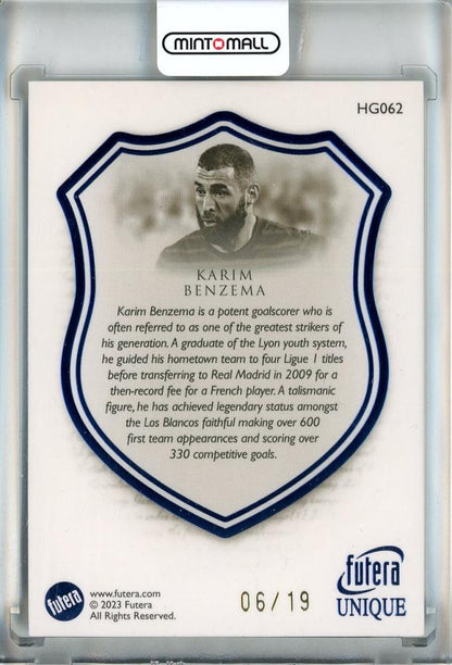 2023 Futera Unique Karim Benzema Heritage #HG06206/19