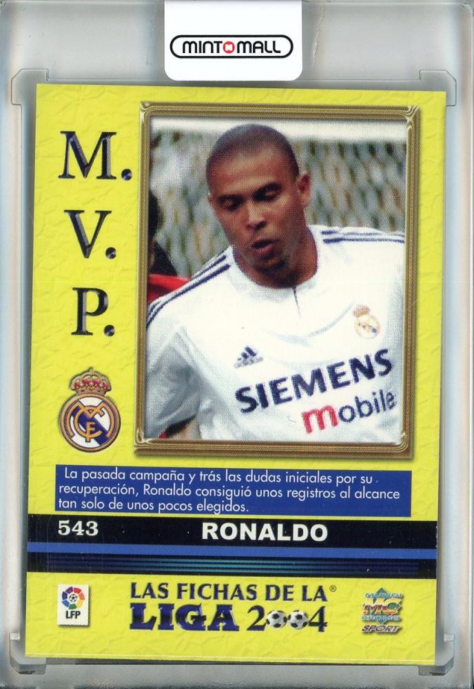 2004 Las Fichas De La Liga Ronaldo #543 Real Madrid
