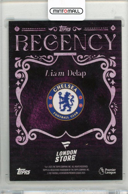2025 TOPPS Liam Delap Regency Fanatics London Flagship Exclusive49/50 Chelsea FC