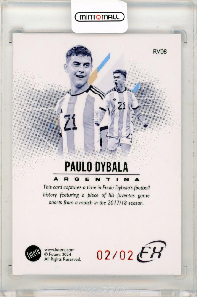 2024 Futera Unique Paulo Dybala Jersey 02/02