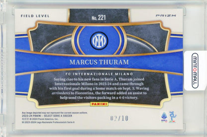 2023-24 Panini Select Serie A Soccer Marcus Thuram 02/10
