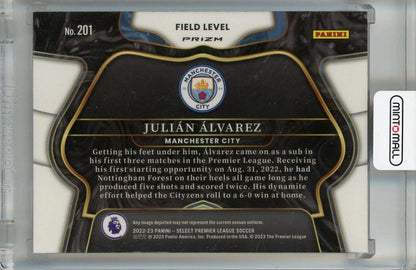 2022-23 Panini Select Premier League Julian Alvarez Field Level Silver #201 RC Manchester City