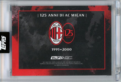 2024 TOPPS FC OFFIOIAL CLUB PRODDUGT 125 ANNI DI AC MILAN08/10 AC Milan