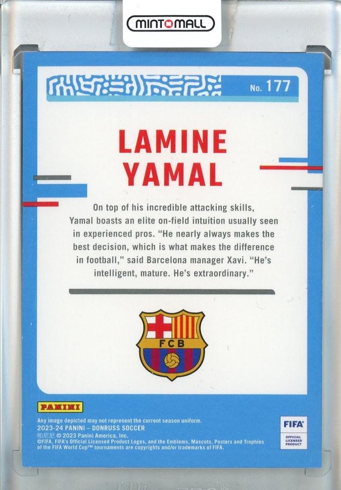2023-24 Donruss Lamine Yamal #177 FC Barcelona