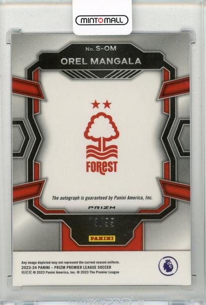 2023-24 PANINI Prizm English Premier League Orel Mangala Signatures Prizms Silver #1673/99