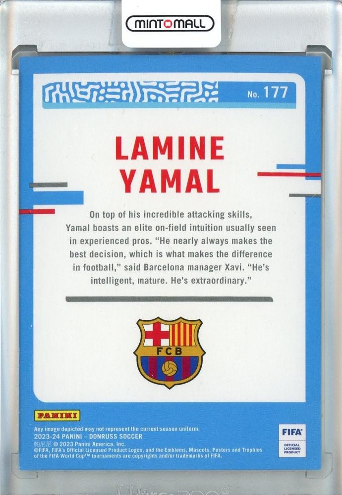 2023-24 Donruss Lamine Yamal #177 FC Barcelona