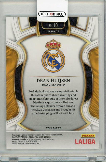 2025-26 PANINI SELECT LA LIGA Dean Huisen #10 Real Madrid FC