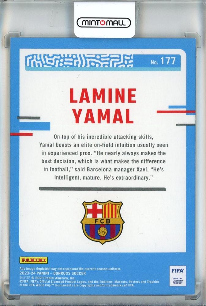2023-24 Donruss Lamine Yamal #177 FC Barcelona