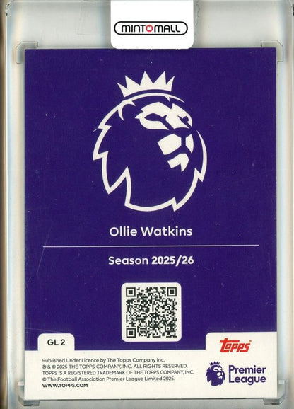 2025-26 Topps English Premier League Ollie Watkins Gold Lion #GL2 Aston Villa