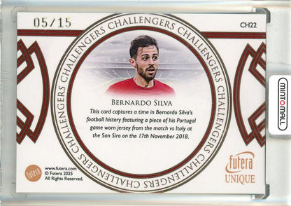 2025 Futera Unique World Football Bernardo Silva Challengers #CH2205/15