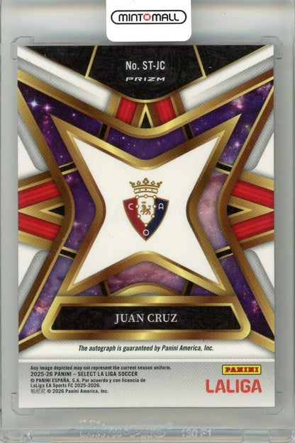 2025-26 Panini Select La Liga Juan Cruz #ST-JC Select Stars Signatures CA Osasuna