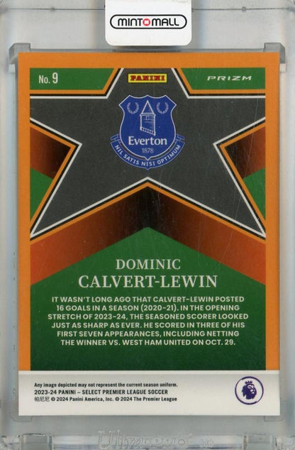 2023-24 Panini Select Premier League Dominic Calvert-Lewin Select Stars Peacock #9 ※Initial Damage Everton