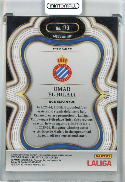 2025-26 Select La Liga Omar El Hilali Green #1791/5 RCD Espanyol