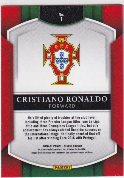 2016-17 Select Mezzanine Base Multi Color Prizm Parallels Cristiano Ronaldo No.154 card from Portugal