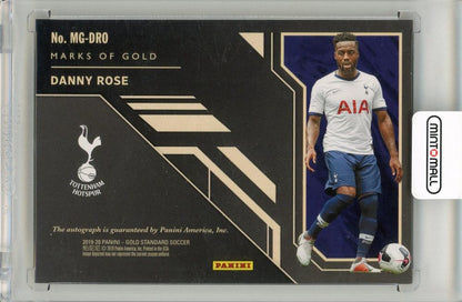 2019-20 Panini Gold Standard Soccer Danny Rose Marks of Gold23/29 Tottenham Hotspur