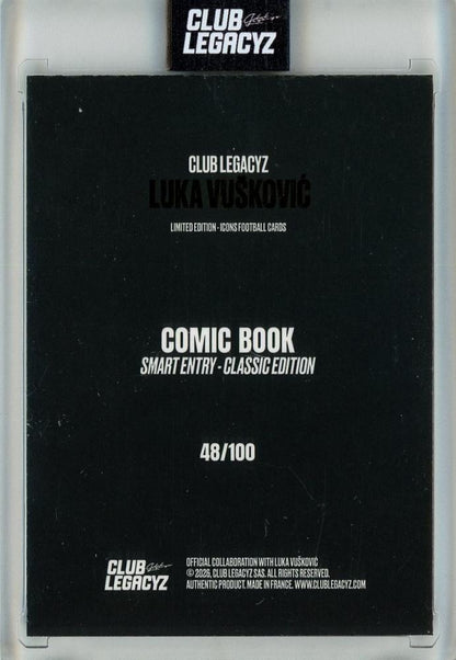 2026 CLUB LEGACYZ ICONS Luka Vuskovic Comic Book48/100 Croatia