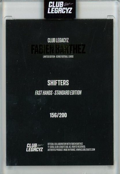 2026 CLUB LEGACYZ ICONS Fabien Barthez Shifters156/200 France
