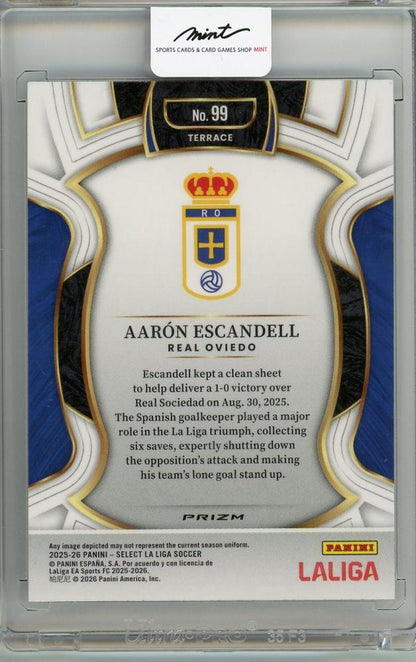 2025-26 PANINI SELECT LA LIGA Aarón Escandell #99 Real Oviedo
