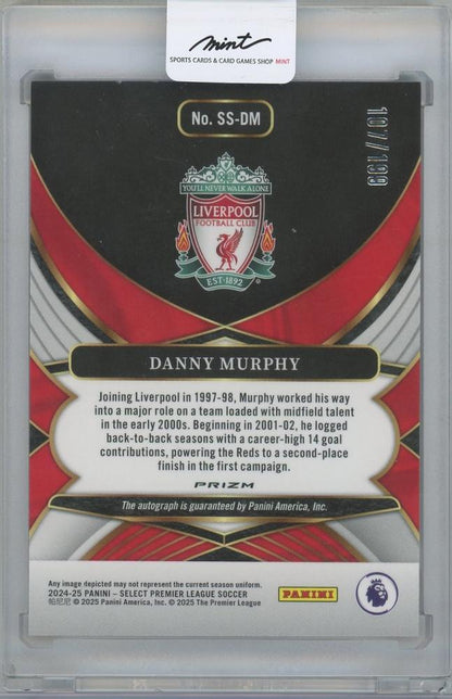 2024-25 PANINI Select English Premier League Select Signatures Purple / DANNY MURPHY(Liverpool FC) 107/199