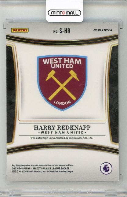 2023-24 PANINI Select English Premier League Harry Redknapp Signatures #27 West Ham United