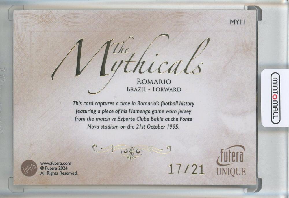 2024 Futera Romario The Mythicals17/21