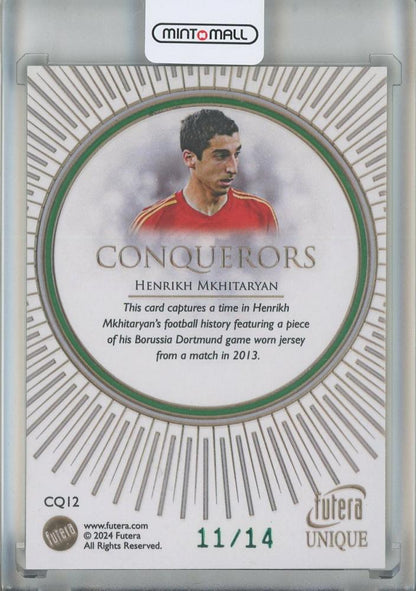 2024 Futera Henrikh Mkhitaryan Conquerors #CQ1211/14