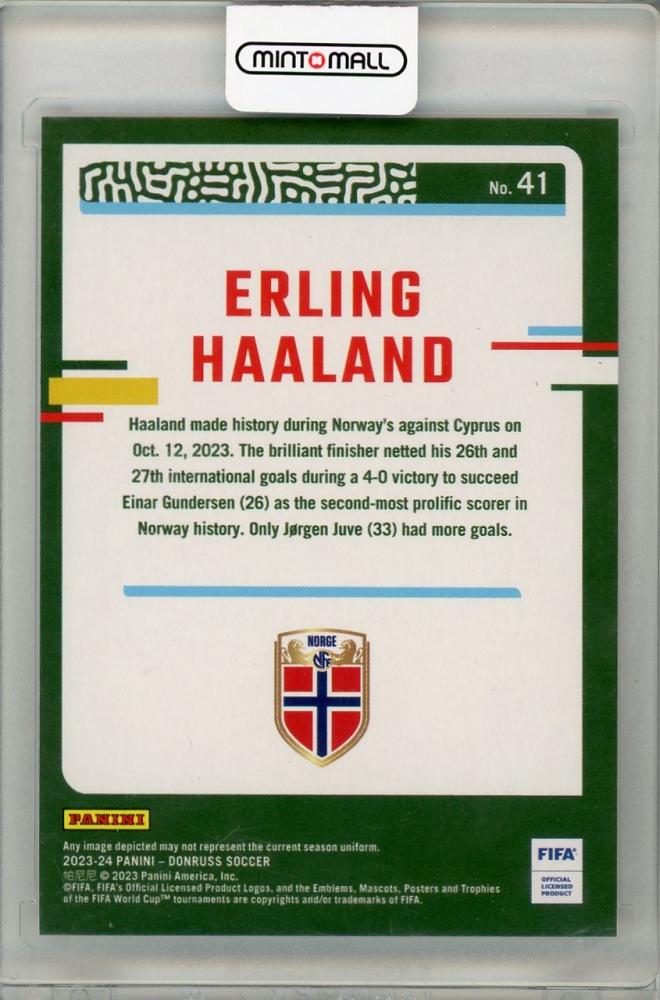 2023-24 PANINI Donruss Erling Haaland
