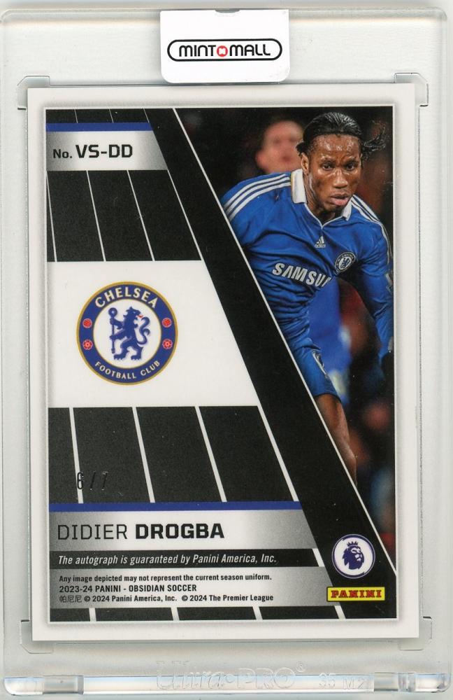 2023-24 Panini Obsidian Didier Drogba Volcanic Signature6/7 Chelsea FC