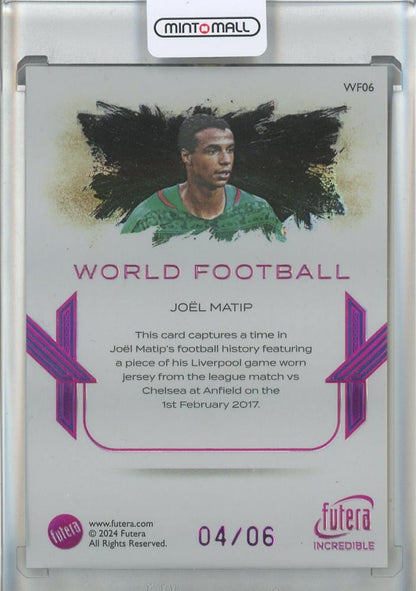 2024 Futera Incredible Joel Matip World Football #WF0604/06