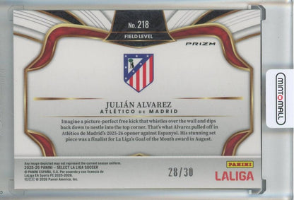 2025-26 Select La Liga Julian Alvarez Winter Camo #21828/30 Atletico Madrid