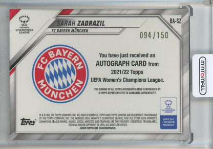 2021-22 Topps Chrome UEFA Women