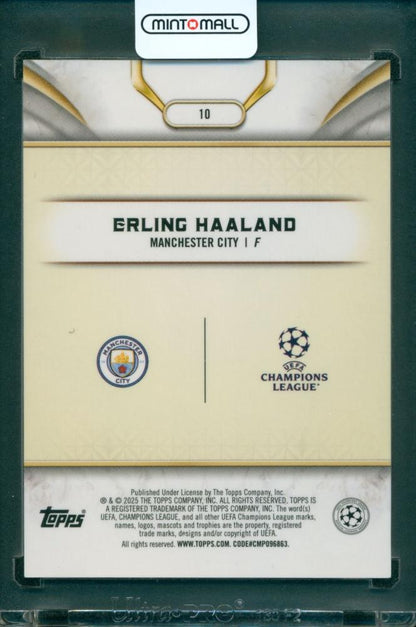 2024-25 TOPPS Reverence UEFA Club Competitions Erling Haaland #10 Orange5/25Manchester City